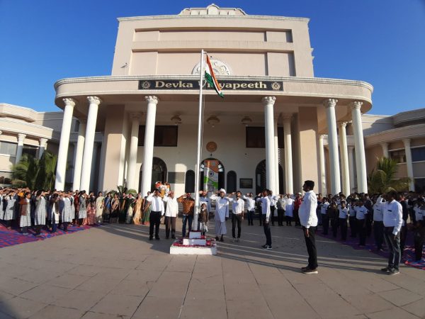 Republic Day celebrations at Devka Vidyapeeth