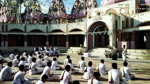 Republic Day celebrations at Sandipani Sanskrit Pathshala, Metoda, Rajkot