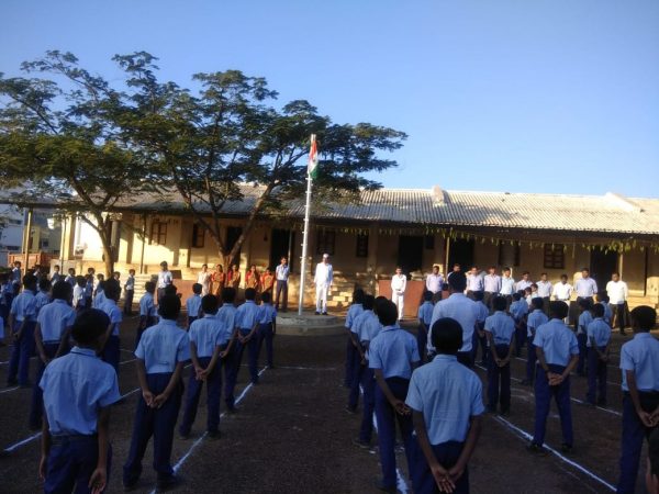 Republic Day celebrations at Sandipani Vidya Sankul, Saputara