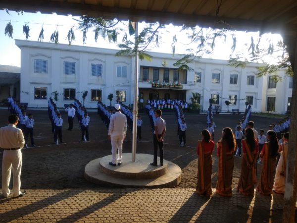 Republic Day celebrations at Sandipani Vidya Sankul, Saputara